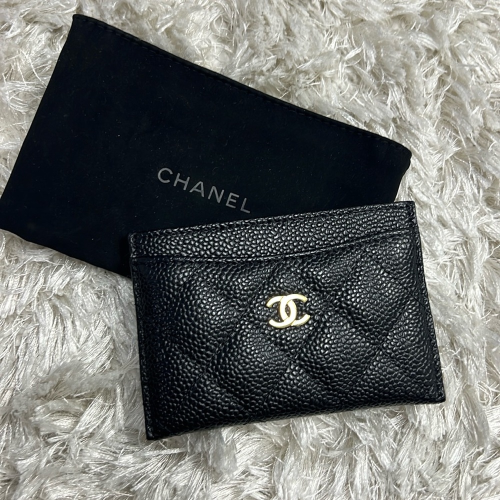 Authentic Chanel  card holder
